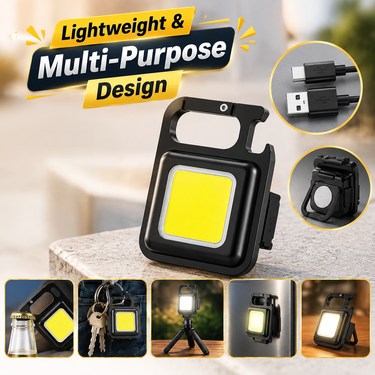 COB LED Keychain Flashlight - Buy 1 Get 1 (LL79)