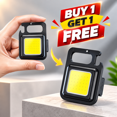 COB LED Keychain Flashlight - Buy 1 Get 1 (LL79)