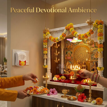 32 In 1 Mantra With RGB 3 Petal Mandir Decoration Light (MD32)