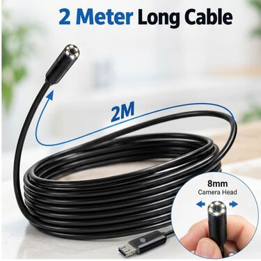 Flexible Inspection Camera For Mechanics & Plumbers (SED)