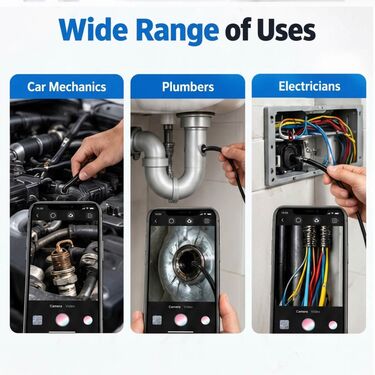 Flexible Inspection Camera For Mechanics & Plumbers (SED)