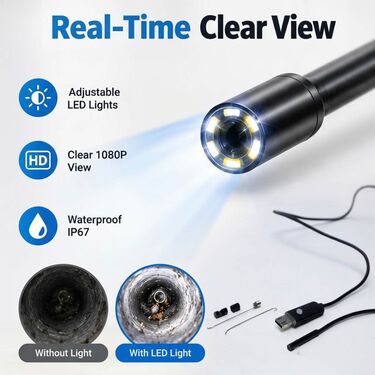 Flexible Inspection Camera For Mechanics & Plumbers (SED)