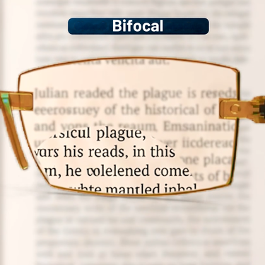 Rimless Bifocal Coloured Adaptive Power Reading Glasses Buy 1 Get 3 Free (4BOC1RG33)
