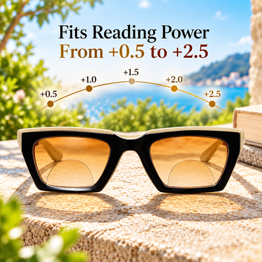 Full Frame Bifocal Coloured Adaptive Power Reading Glasses Buy 1 Get 1 Free (2BOC6RG50)