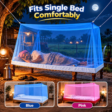 Pick any 1 Single Bed Mosquito Net (DMN7)