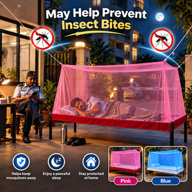 Pick any 1 Single Bed Mosquito Net (DMN7)