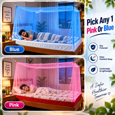 Pick any 1 Single Bed Mosquito Net (DMN7)