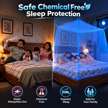 Pick any 1 Double Bed Mosquito Net (DMN8)