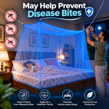 Pick any 1 Double Bed Mosquito Net (DMN8)