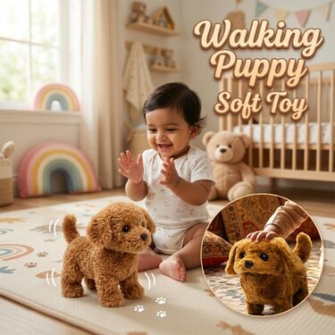 Walking and Jumping Puppy Toy (AST)