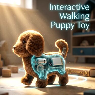 Walking and Jumping Puppy Toy (AST)