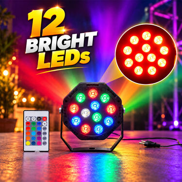 RGB LED Remote Controlled Flood Light (DL12)