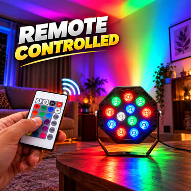 RGB LED Remote Controlled Flood Light (DL12)