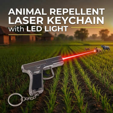 Animal Repellent Laser Keychain With LED Light (LL89)