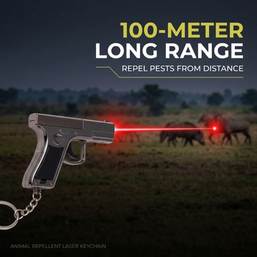 Animal Repellent Laser Keychain With LED Light (LL89)