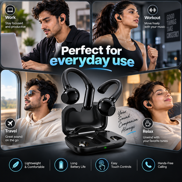 Premium Over The Ear Bluetooth Earbuds (TWS118)