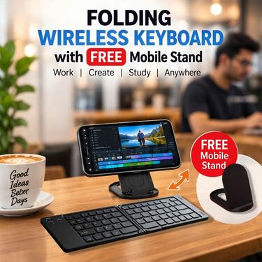 Folding Wireless Keyboard (ELA6)