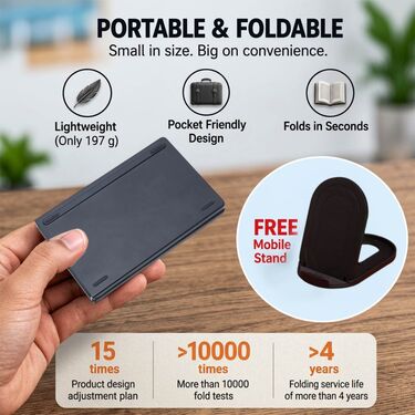 Folding Wireless Keyboard (ELA6)