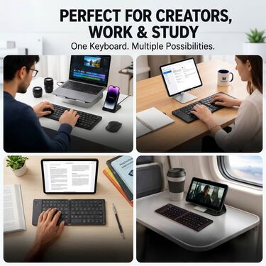 Folding Wireless Keyboard (ELA6)