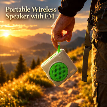 Portable Wireless Speaker With FM Radio (BLS33)