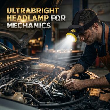 Ultra Bright Headlamp For Mechanics (LL90)