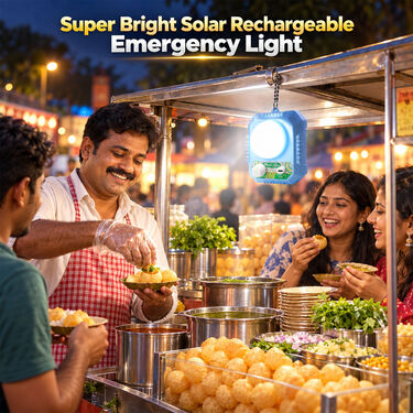Super  Bright Solar Rechargeable Emergency Light  (LL91)
