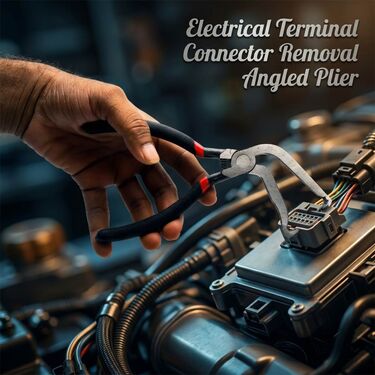Electrical Terminal Connector Removal Angled Plier (HT204)