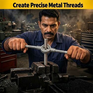 8 Pcs Metric And Imperial Threads Cutting Tool Kit (HT210)