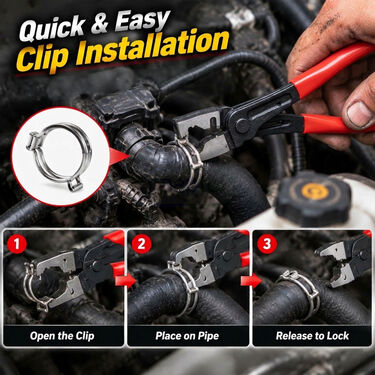 Snap Ring Pliers For Tightening & Removal Clips (HT215)