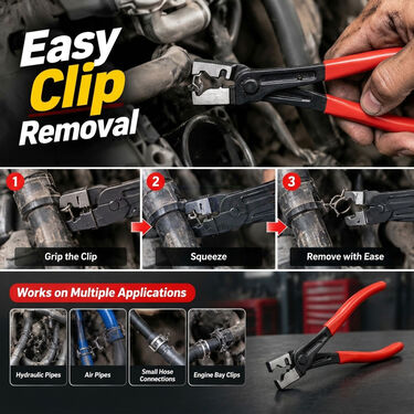 Snap Ring Pliers For Tightening & Removal Clips (HT215)