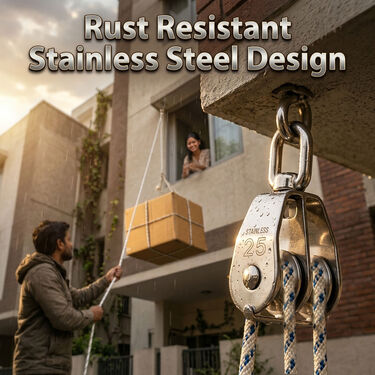 Heavy Duty Stainless Steel Rope Pulley (HT217)