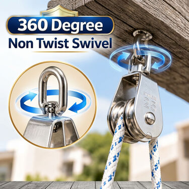 Heavy Duty Stainless Steel Rope Pulley (HT217)