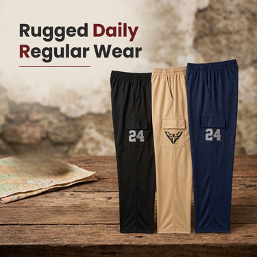 Pack of 3 Versatile 6 Pocket Comfortable Pants (3spt28)