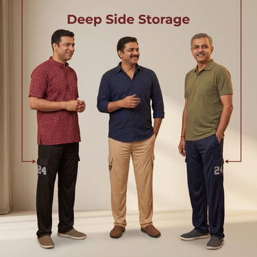 Pack of 3 Versatile 6 Pocket Comfortable Pants (3spt28)