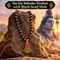 Har Har Mahadev Pendant With Black Bead Mala (SJPN26)