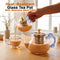 Heat-Resistant Glass Tea Pot With Stainless Steel Filter (GTP)
