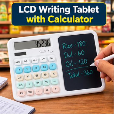 LCD Writing Tablet with Calculator (CWP6)