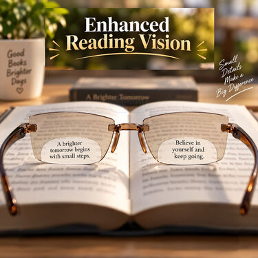 Bifocal Coloured Adaptive Power Reading Glasses Buy 1 Get 3 Free (4BOC6RG1)