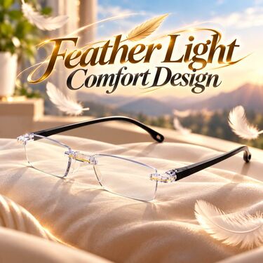 Rimless Adaptive Power Reading Glasses Buy 1 Get 2 Free (3ORG54)