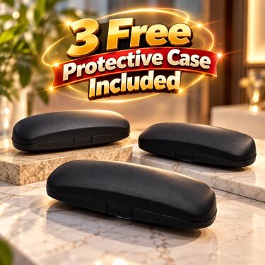 Rimless Adaptive Power Reading Glasses Buy 1 Get 2 Free (3ORG54)