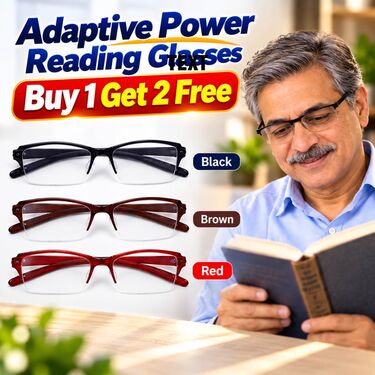 Adaptive Power Reading Glasses Buy 1 Get 2 Free (3ORG60)