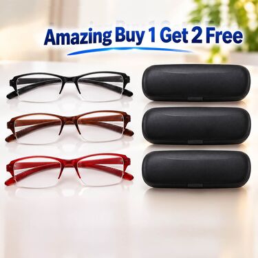 Adaptive Power Reading Glasses Buy 1 Get 2 Free (3ORG60)