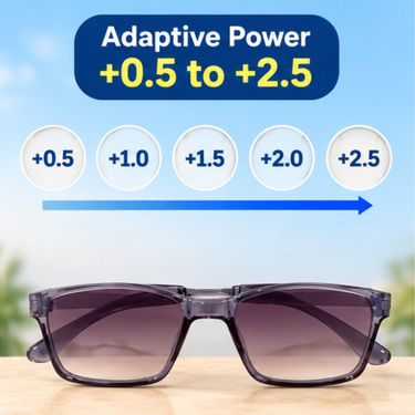 Full Frame Foldable Bifocal Coloured Adaptive Power Reading Glasses Buy 1 Get 2 Free (3FBOC2RG6)
