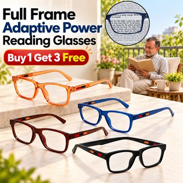Full Frame Adaptive Power Reading Glasses Buy 1 Get 3 Free (4ORG56)