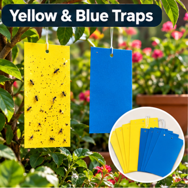 Garden Insect Sticky Traps Pack Of 10 (SAN10)