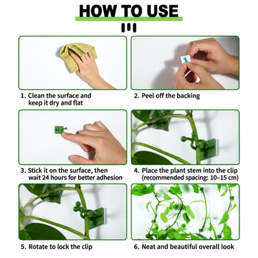 Plant Climbing Wall Organiser Clips Pack of 30 (GDN8)