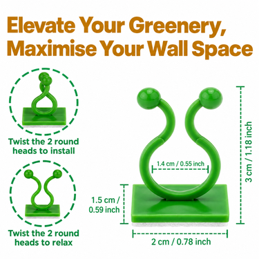 Plant Climbing Wall Organiser Clips Pack of 30 (GDN8)