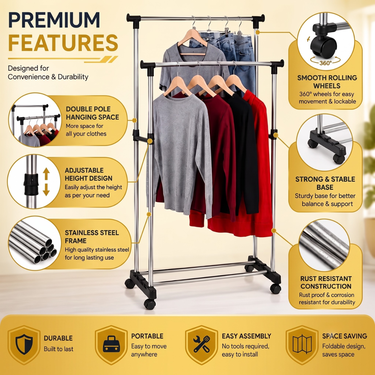 Clothes Drying Cum Organising Stand (PF36)