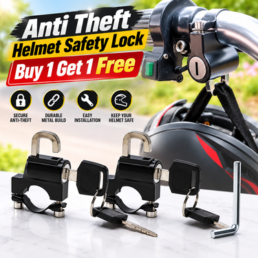 Anti Theft Helmet Safety Lock Buy 1 Get 1 (BKU5)