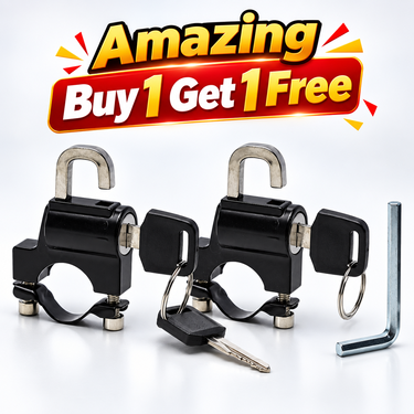 Anti Theft Helmet Safety Lock Buy 1 Get 1 (BKU5)